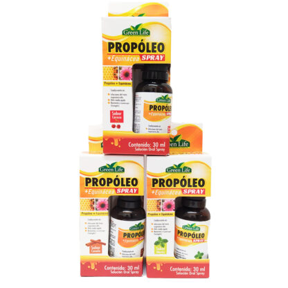 PROPOLEO SPRAY GREEN LIFE  (SABORES CEREZA, MENTA, CANELA) 30ML